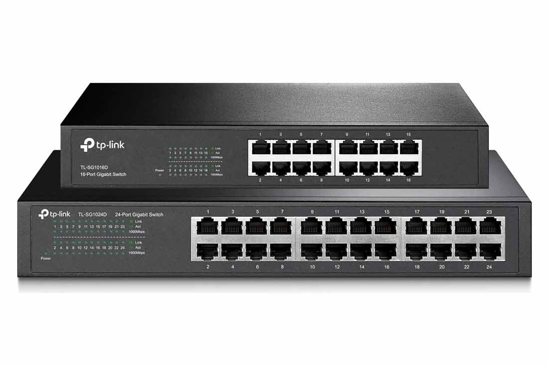 סוויצ' 16/24 פורט 1G TP-LINK
