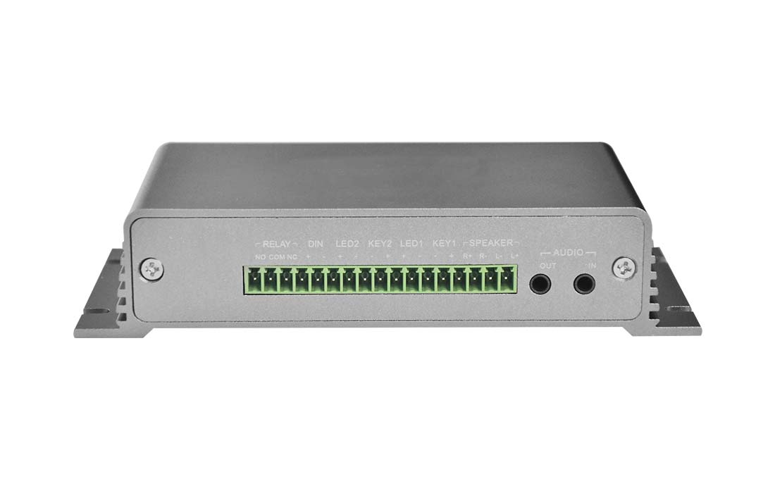 נתב אודיו PoE IP/SIP כולל מגבר מובנה וממסר