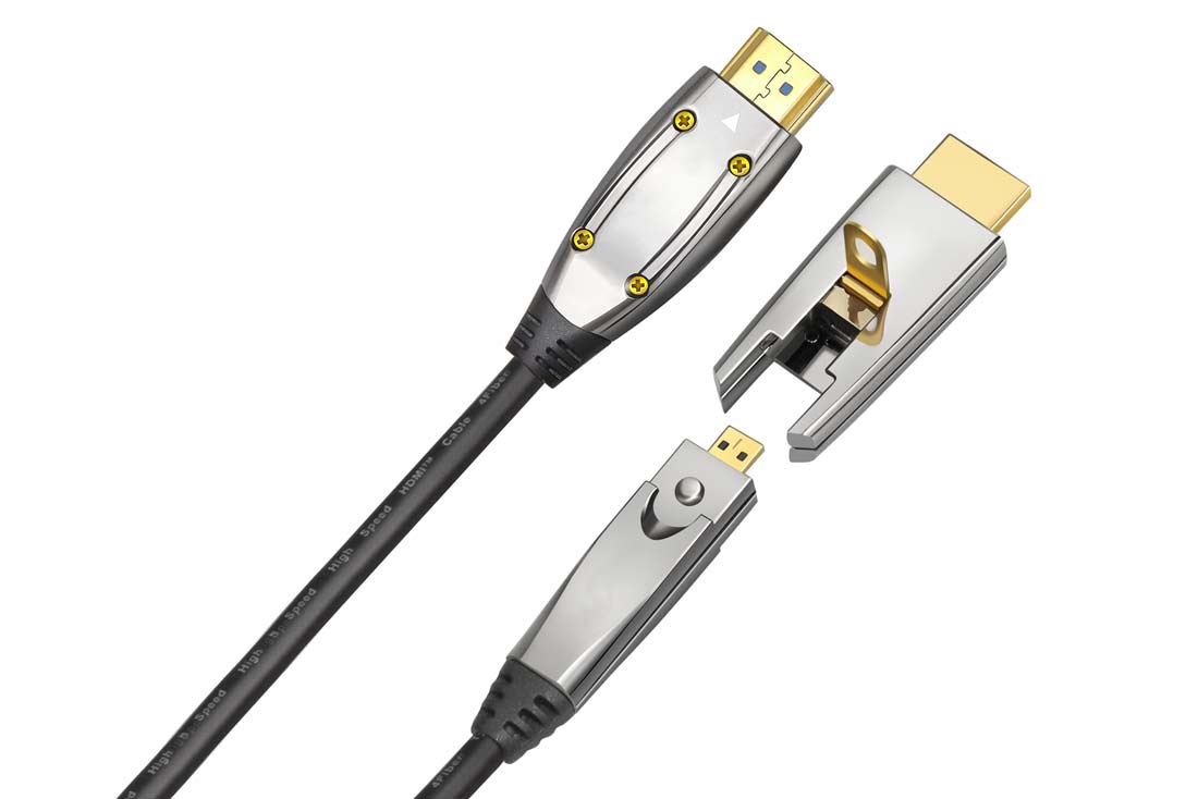 כבל HDMI אופטי 4K@60Hz AOC ראש פריק באורך 5-100 מ'